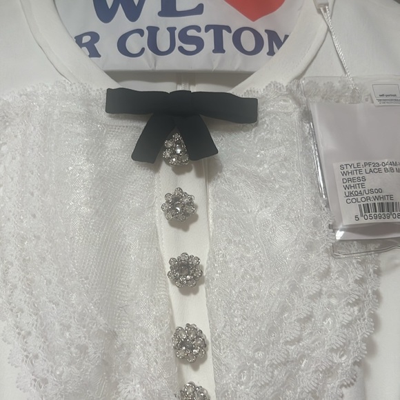 Self portrait dress white lace collar XS - Picture 5 of 8